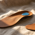 Leather Arch Support Insoles for Men & Women – Orthotic Inserts for Flat Feet & Foot Pain